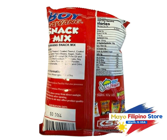 Boy Bawang Snack Mix Coated with Real Garlic Chips