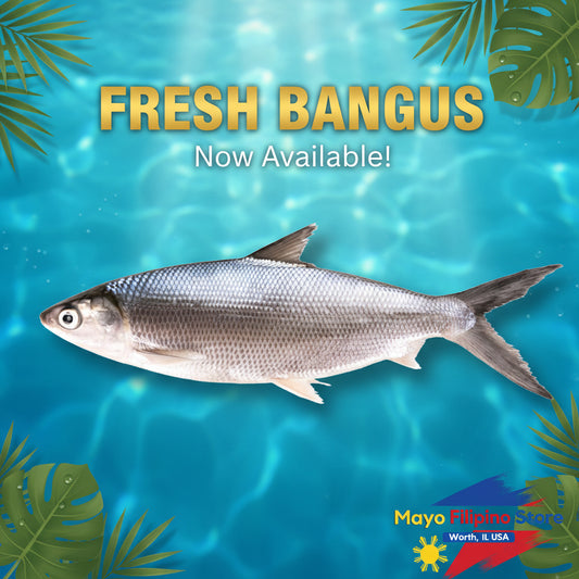 Fish on a white background with 'Mayo Filipino Store' logo.