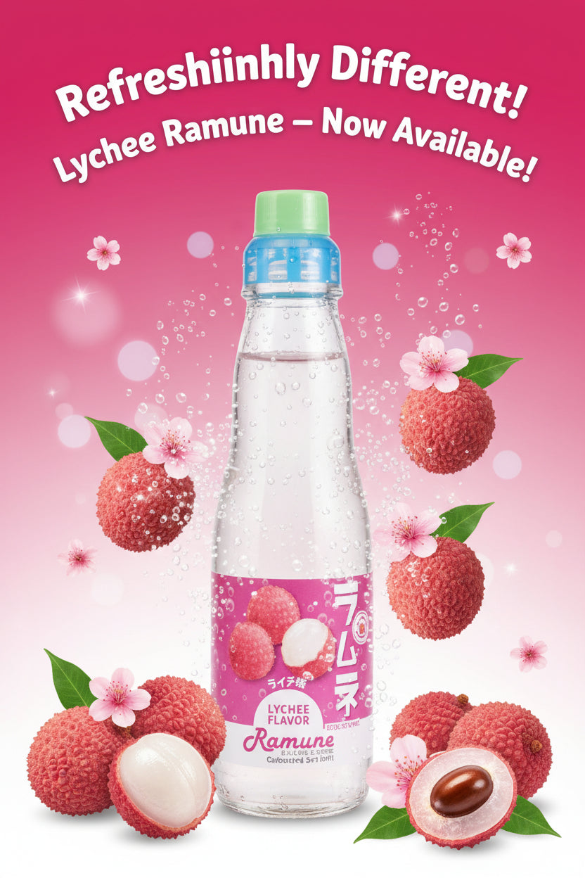 Ramune Drink - Lychee Flavor