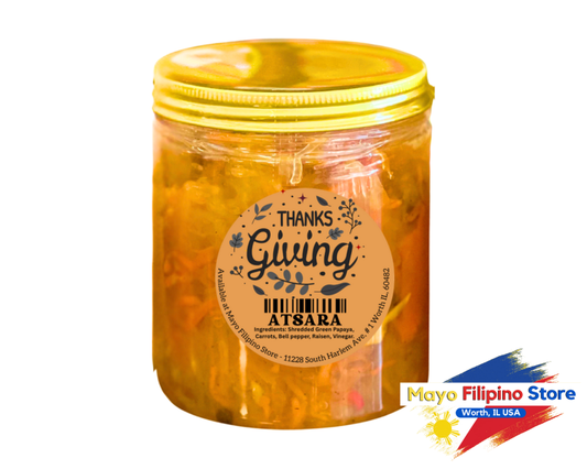 Aurora's Best Filipino Atsara in a Jar 680g Thanks Giving Gift Ideas