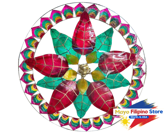 Parol Christmas Lanter Poinsettia 30 Inches
