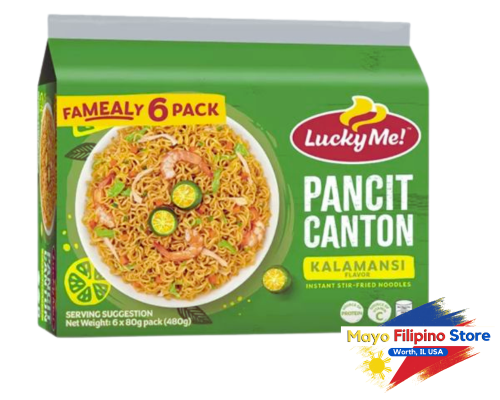 6pcs Pancit Canton w/ Calamansi