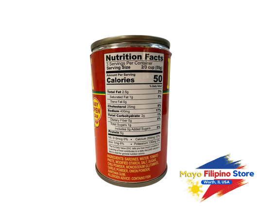 Mega Sardines in Tomato Sauce Spicy 155g