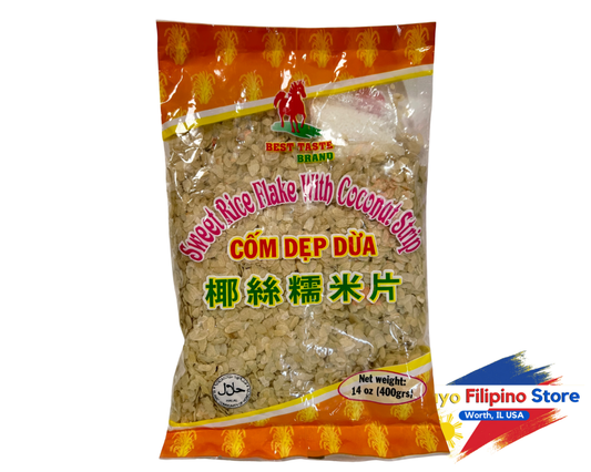 Best Taste Brand Sweet Rice Flake with Coconut Strip Com Dep Dua