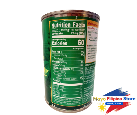 Del Monte Sweet Corn Cream Style 418g