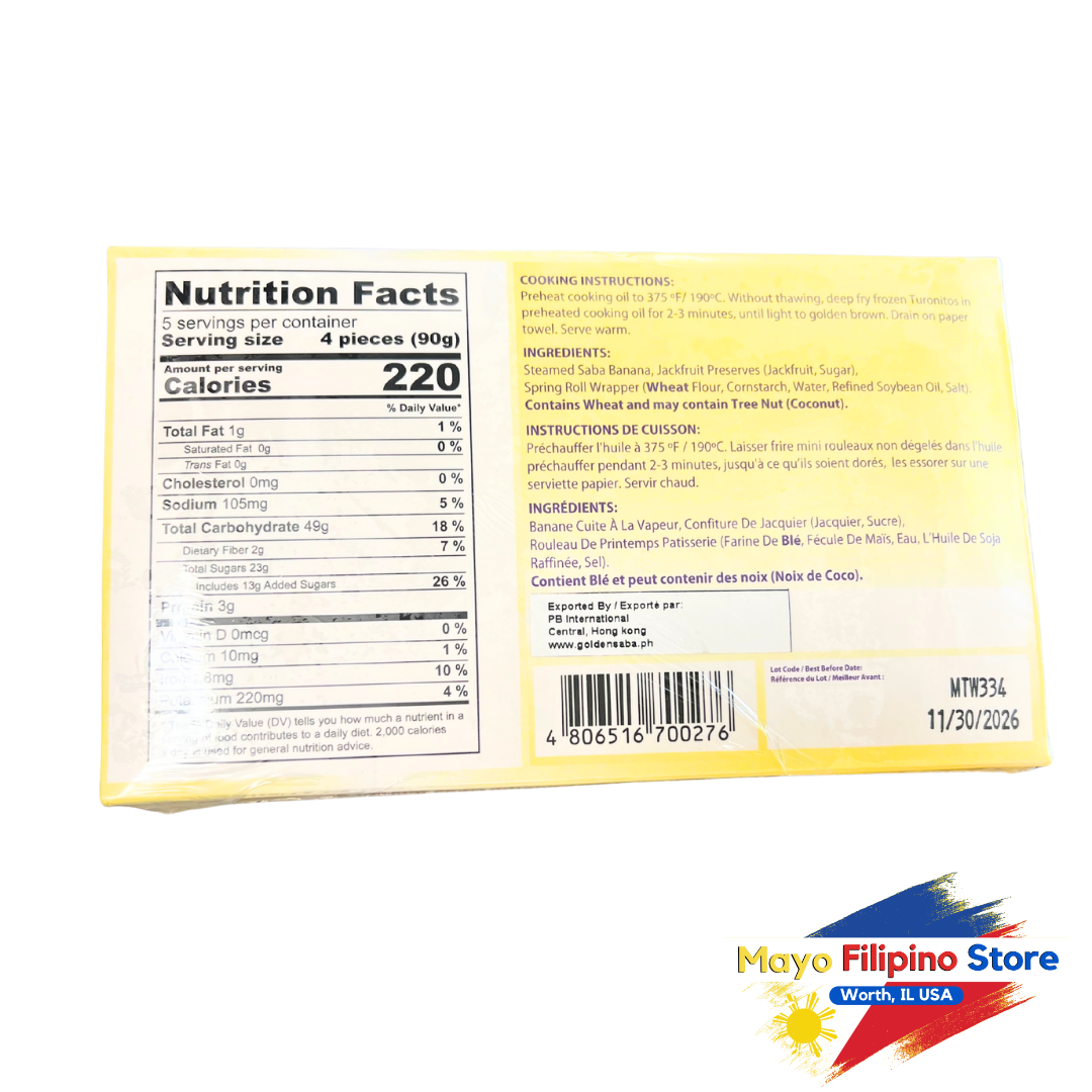 Turonitos Banana Roll 1Lb