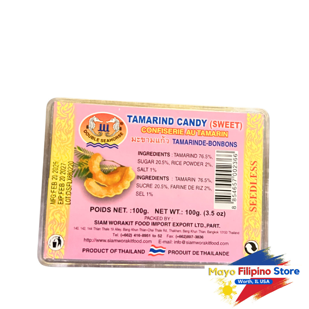 Double Seahorse Tamarind Candy Sweet