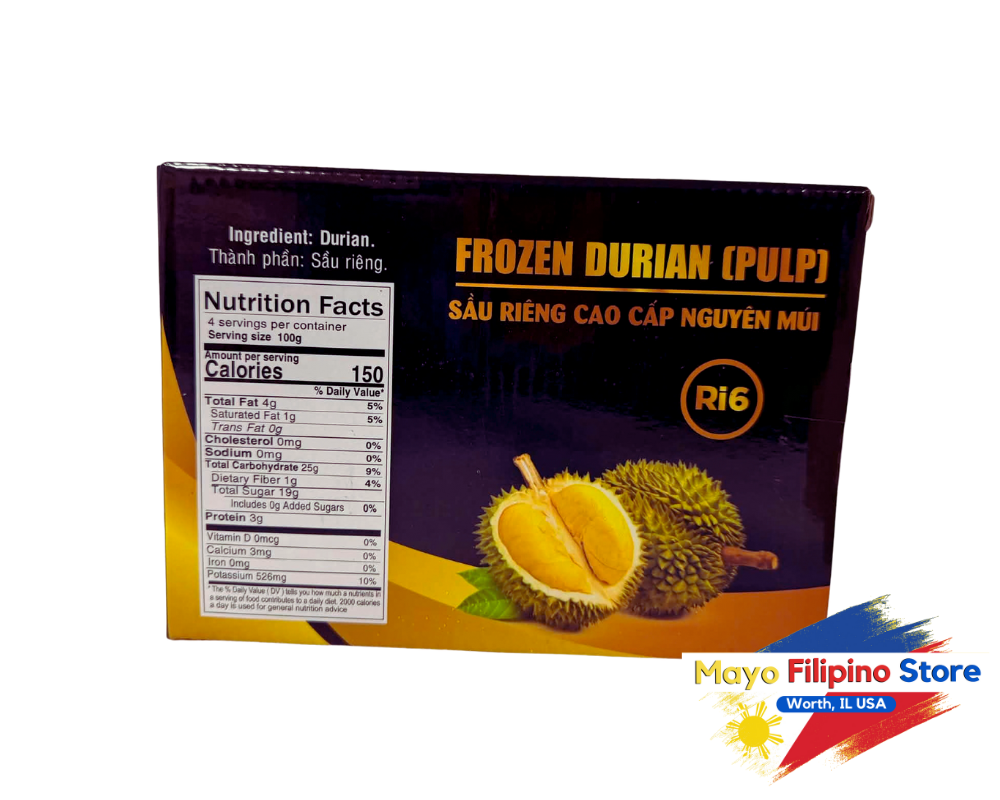 Frozen Durian Pulp 400g