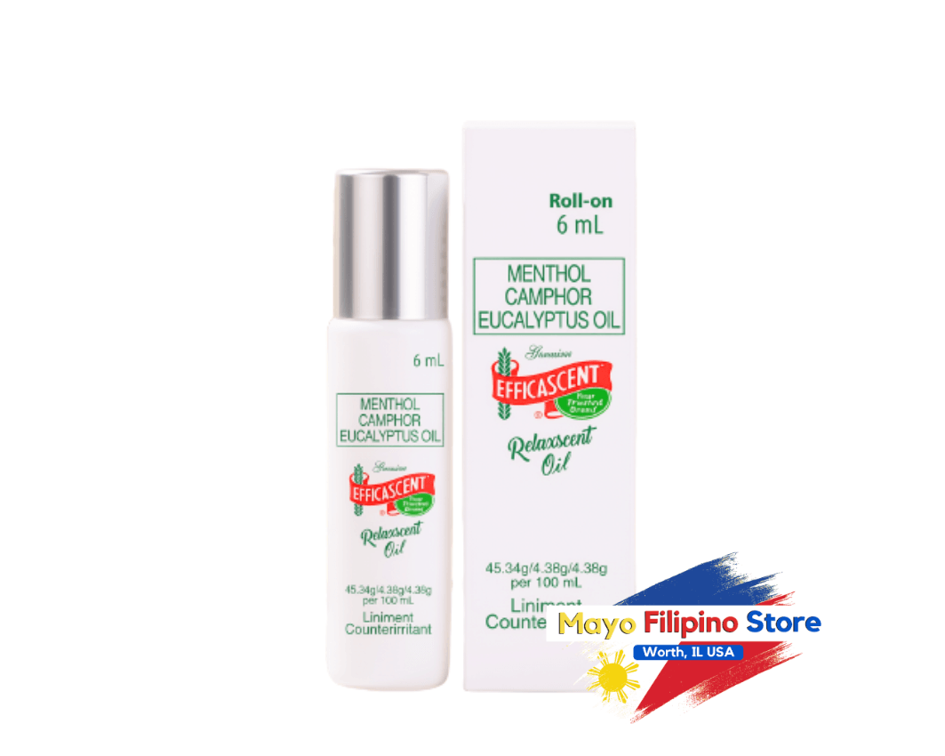Menthol Camphor Eucalyptus Oil Roll-on 6 mL Liniment Counterirritant