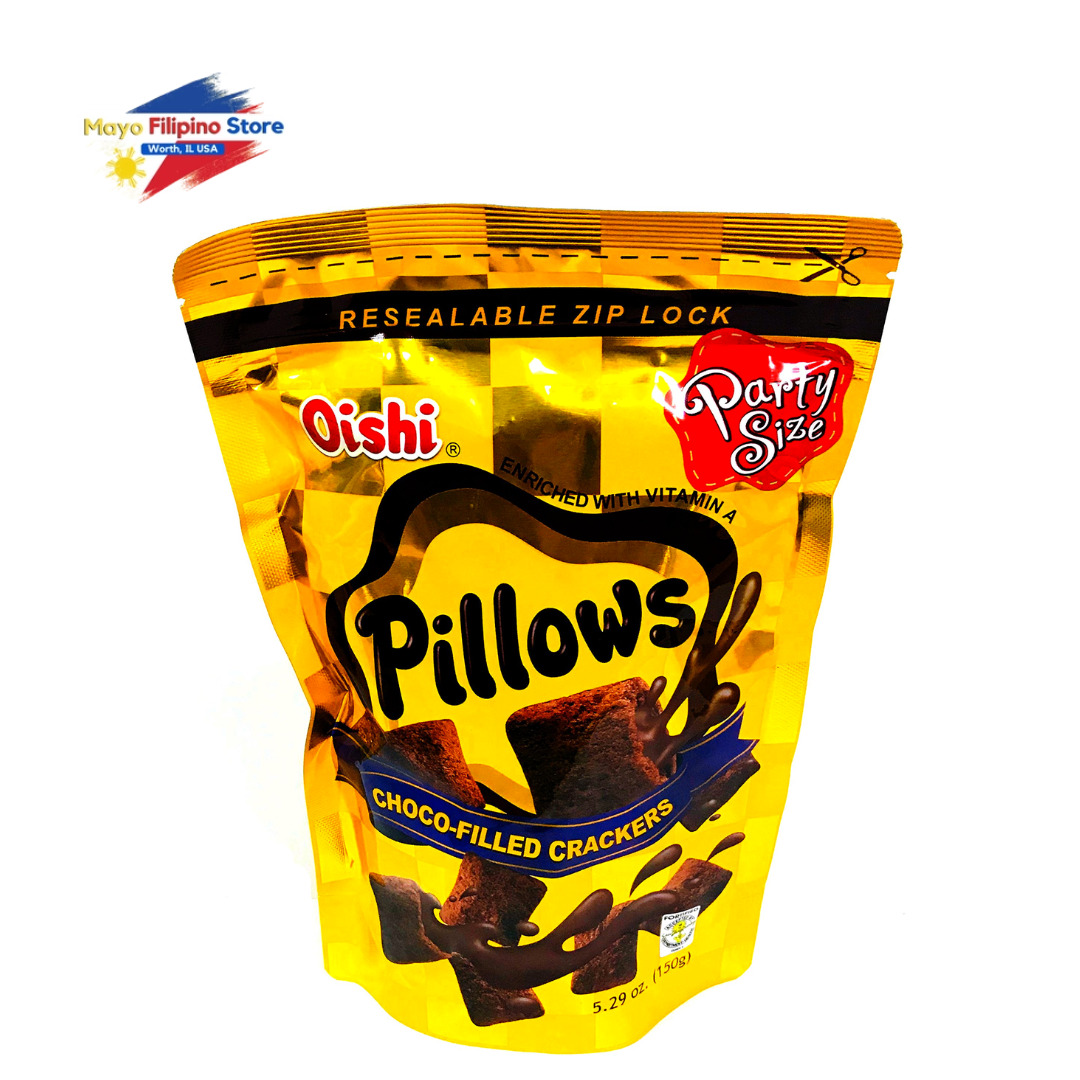 Oishi Pillows Choco-Filled Crackers BIG