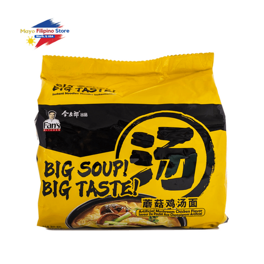 Big Soup Big Taste! Mushroom Chicken Flavor (JinMailang) Individual Pack