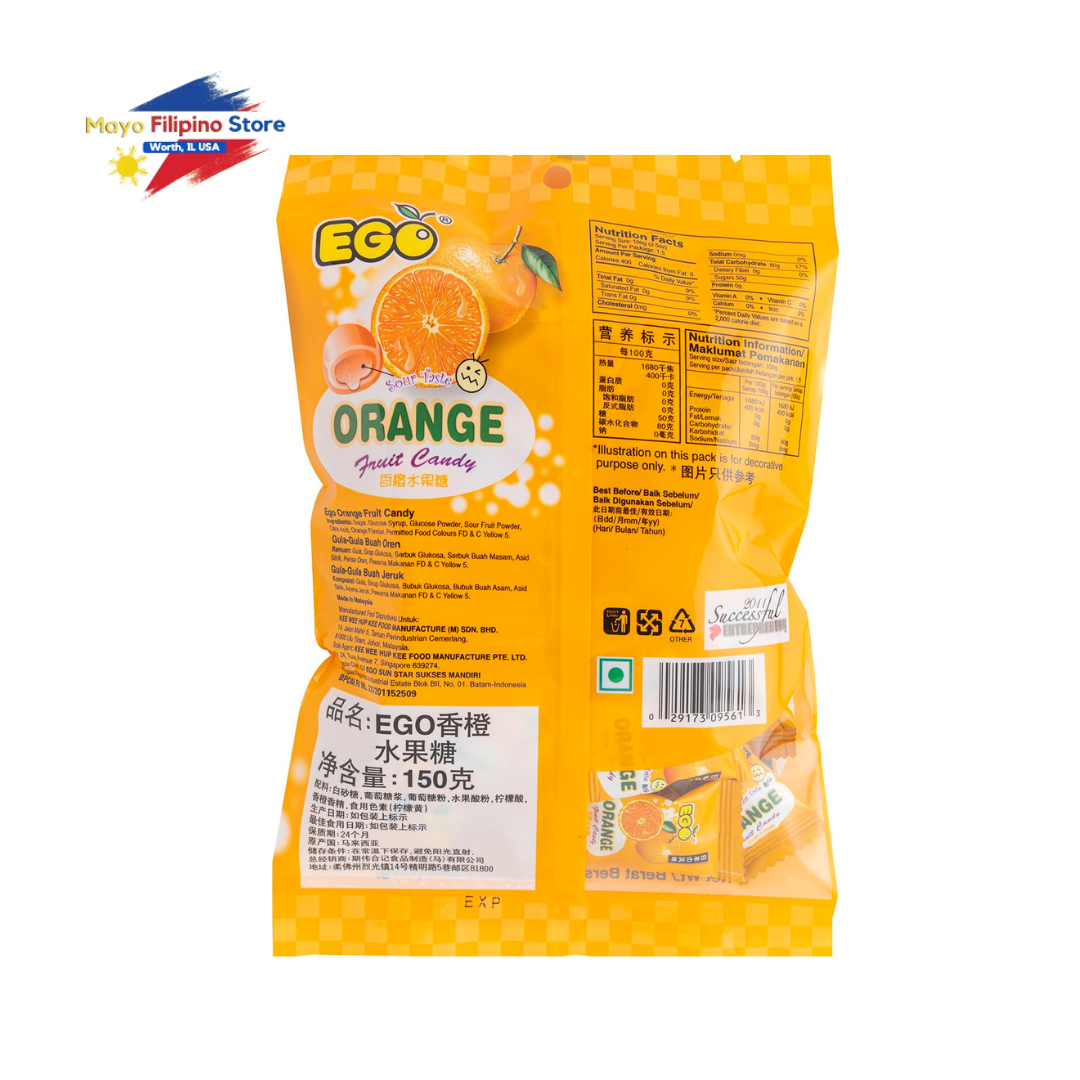 Ego Orange Fruit Candy 150g
