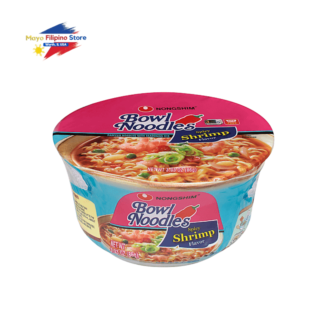 Nongshim Bowl Noodles Spicy Shrimp