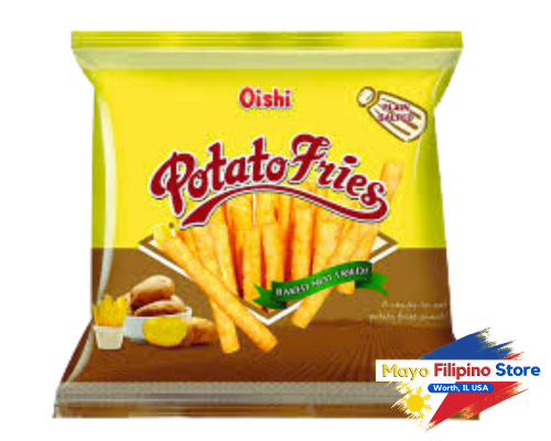 Oishi Potato Fries Plain Salted 50g