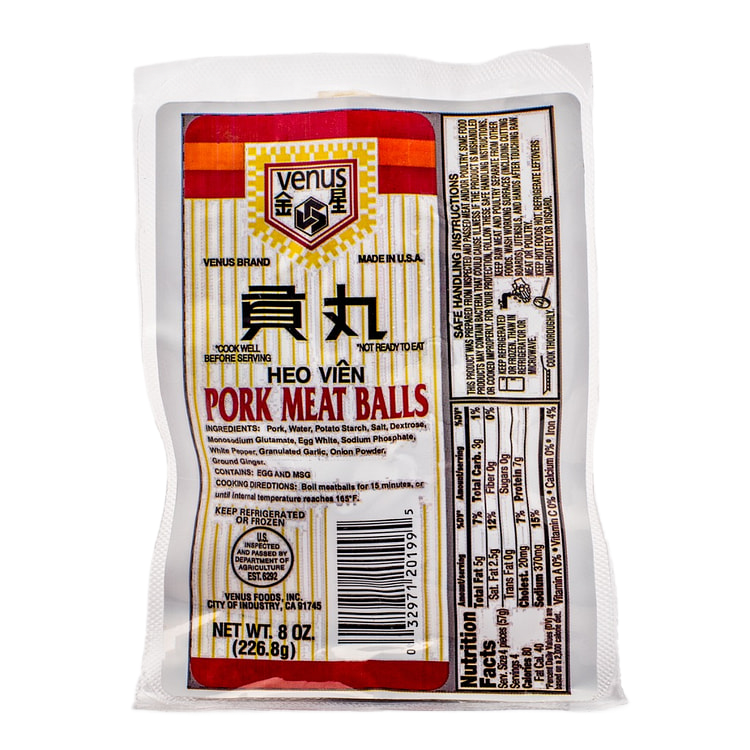 Pork Meat Balls 266g (Venus)