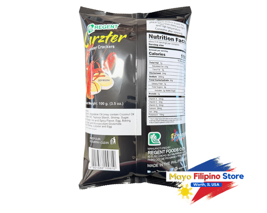 Regent Labzter Lobster Crackers 100g back