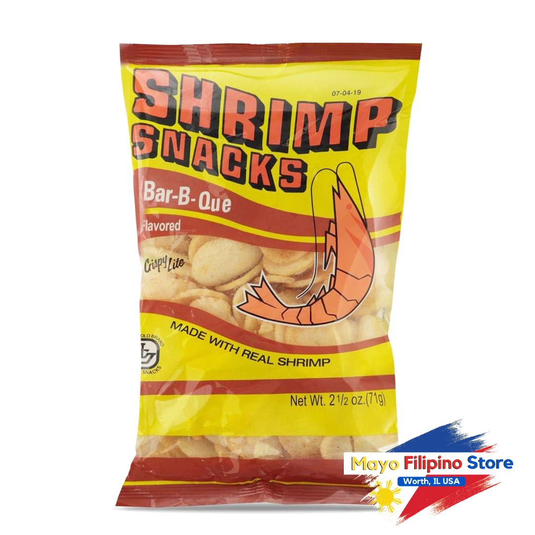 Shrimp Chips Snacks Bar-B-Que Crispy Lite 71g