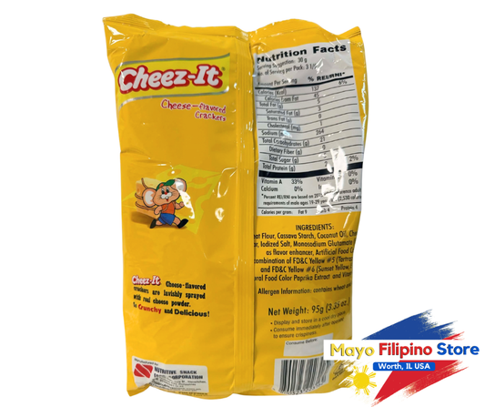 Nutri Snack Cheez-It Cheese Flavored Chips 95g