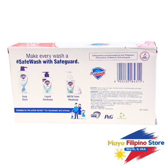 Safeguard Family Protection Floral Pink with Rose Extracts Large 115g
