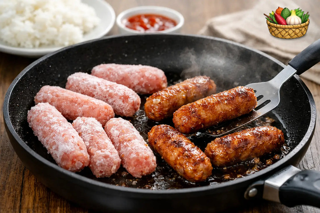 How to Cook Frozen Longanisa Without Burning It