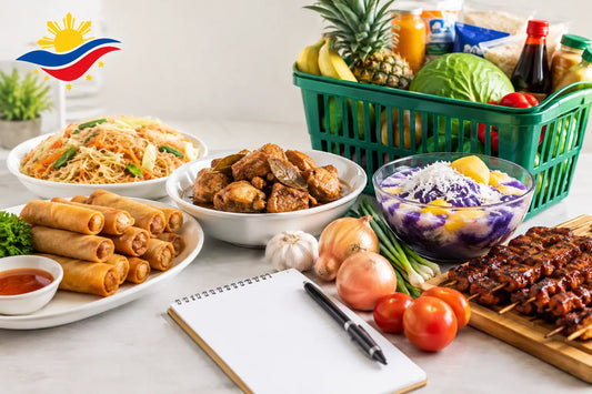 Filipino Party Food Shopping List Example