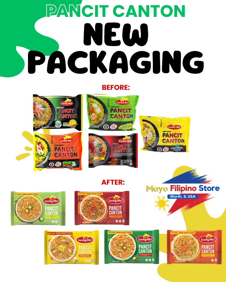 Lucky Me Pancit Canton New Packaging