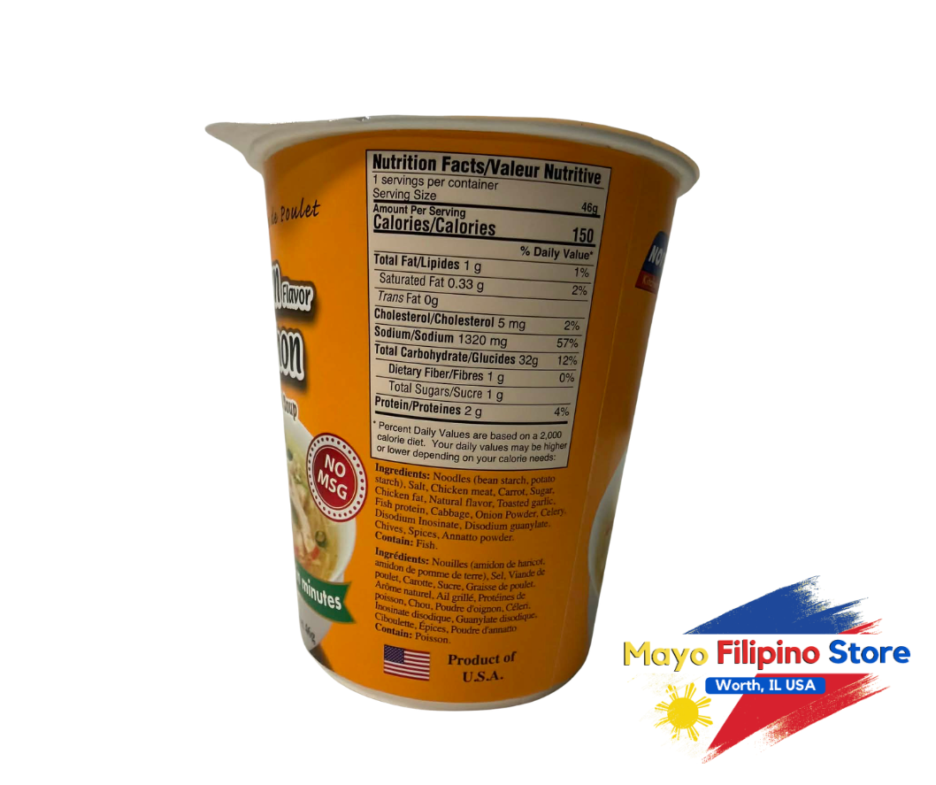 Nora Chicken Sotanghon NO MSG 46g