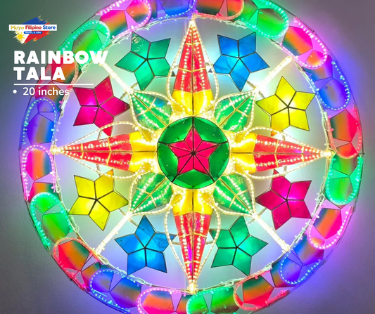 Parol Christmas Lantern Rainbow Tala 20 Inches