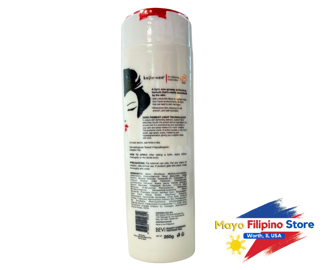Kojie San Skin Lightening Body Lotion SPF 25 250g