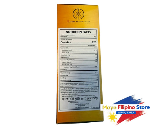G7 Coffee 3in1 Ca Phe Thu Thiet 12 x 25g