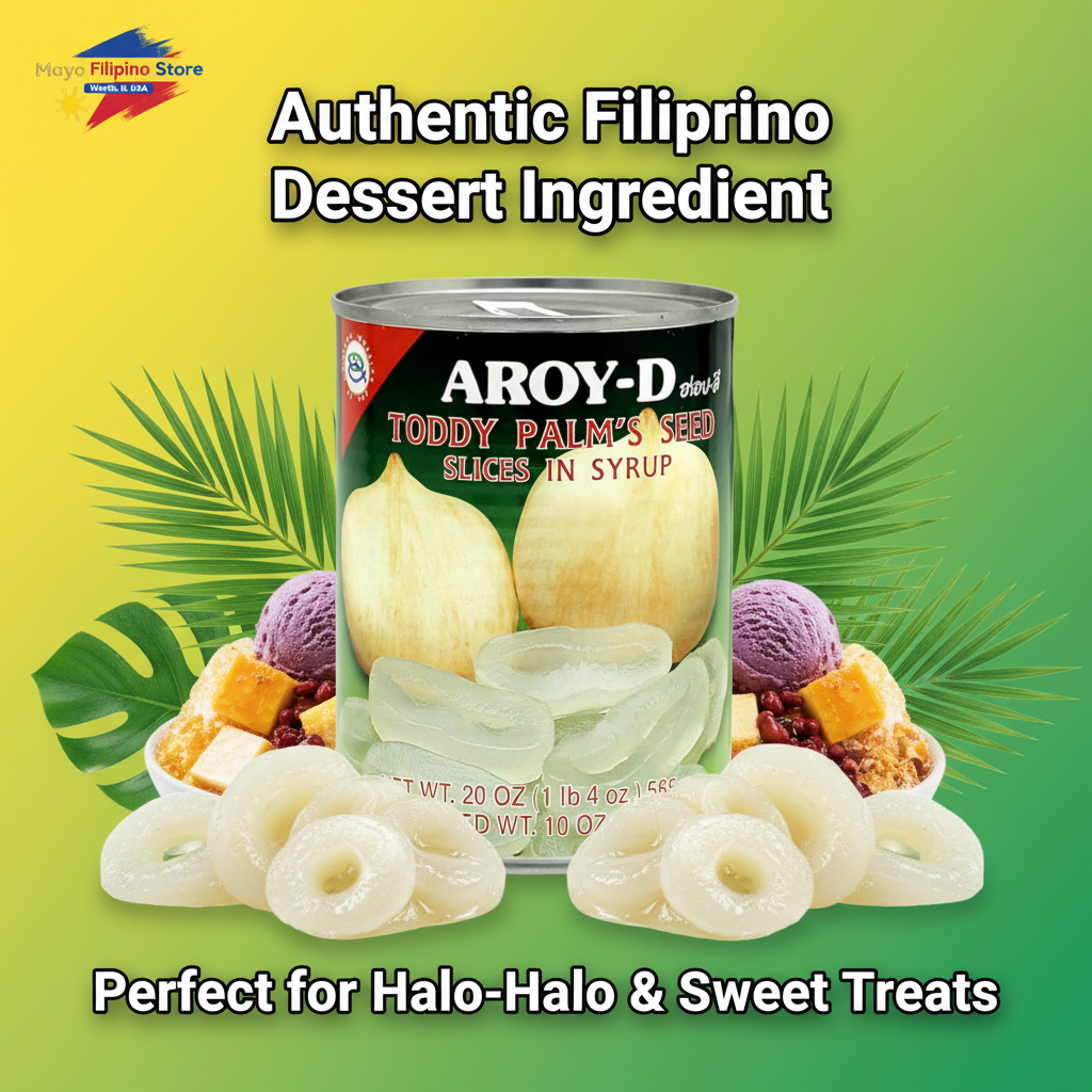 Aroy-D Toddy Palm's Seed Slices in Syrup