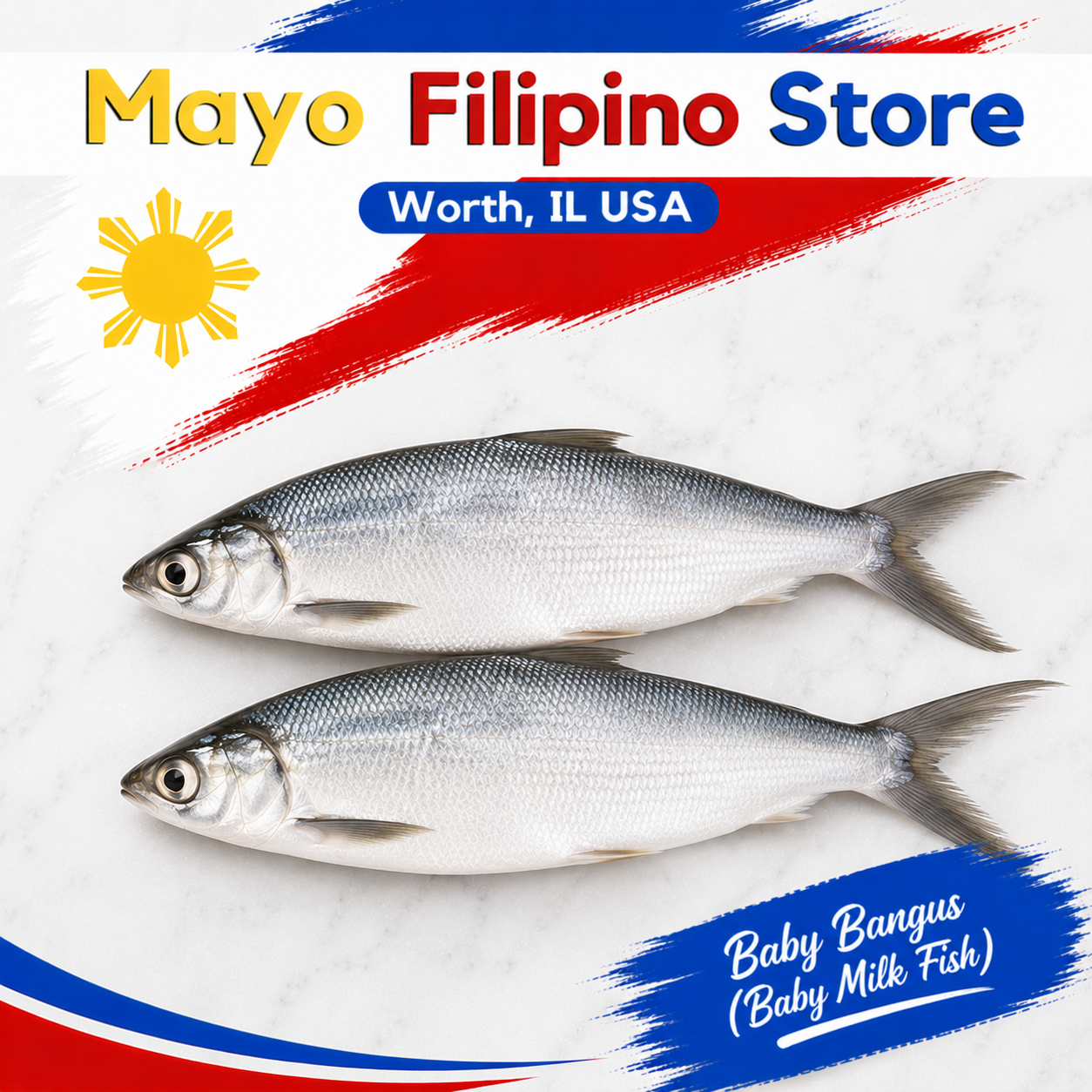 Baby Bangus Whole Small 3.99 per Lb Approximately 1.8 to 2 Lbs
