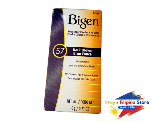 Bigen hair color dark brown #57