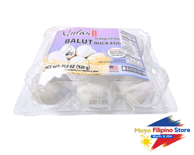 Mulan Balut Fertilized Duck Egg 6pcs