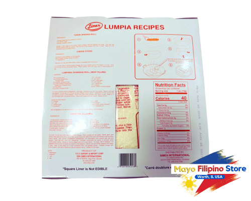 Simex Lumpia Wrapper Blue 13oz 470g