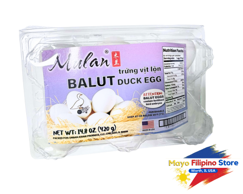 Mulan Balut Fertilized Duck Egg 6pcs