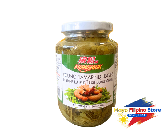 Pickled Young Tamarind Leaves