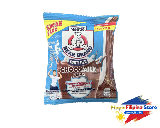 Nestle Bear Brand Fortified Chocomilk Drink Powder Swak Pack 29g