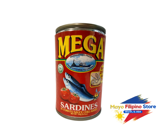 Mega Sardines in Tomato Sauce Spicy 155g