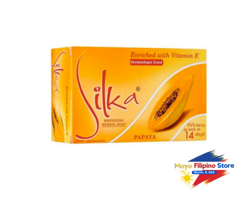 Silka Papaya Soap (Orange) 135g