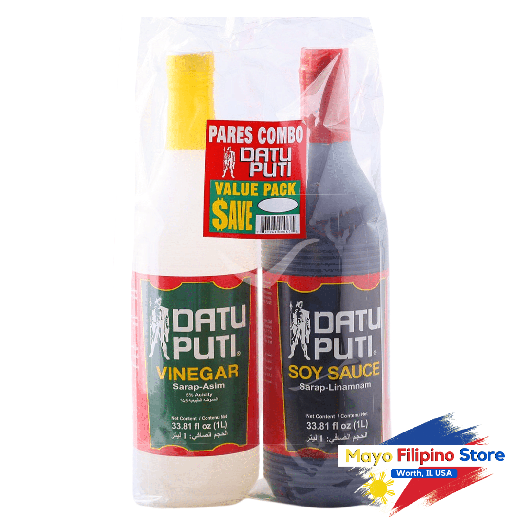 Datu Puti Box Datu Puti Value Pack Soy Sauce and Vinegar 2L – Mayo Filipino Store