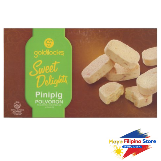 Goldilocks Rice Crispies Pinipig Polvoron Box 300g