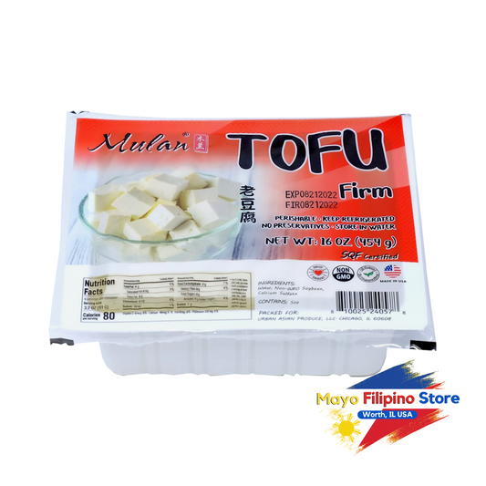 Mulan Tofu Firm 16oz 454g