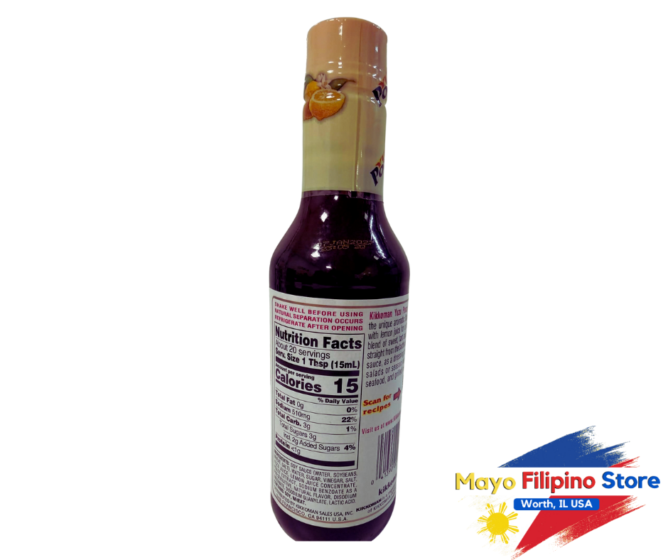 Kikkoman Yuzu Ponzu Citrus Seasoned Dressing & Sauce 296ml