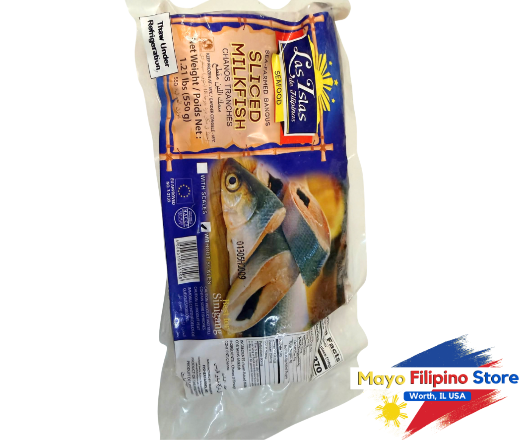 Las Islas de Pilipinas Sliced Milkfish 1.2 to 1.4Lb