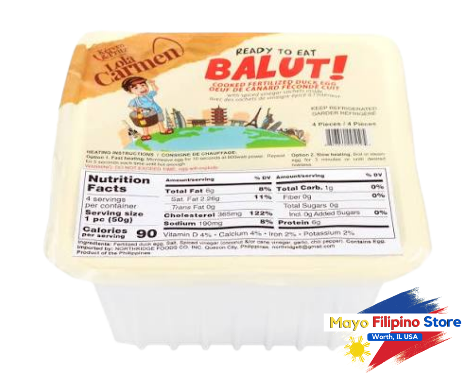 Lola Carmen Ready to Eat Balut 4pcs