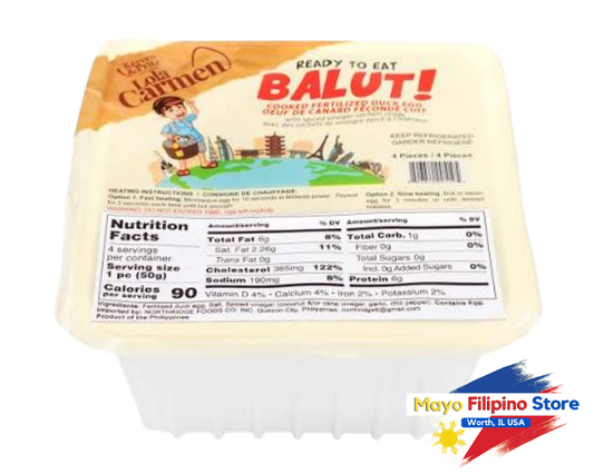 Lola Carmen Ready to Eat Balut 4pcs