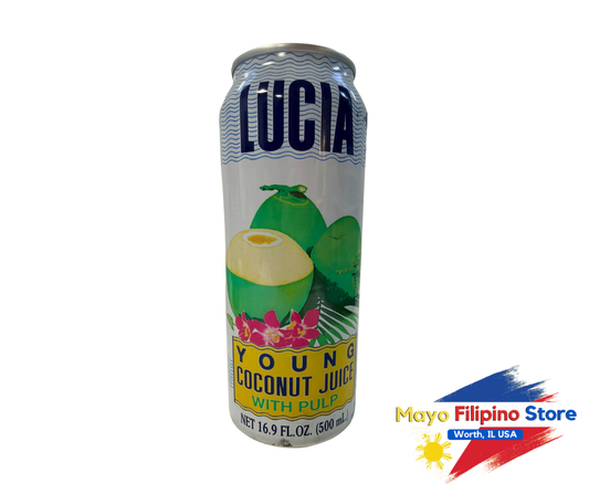 Lucia Coconut Juice with Pulp 520ml Big