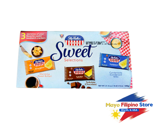 Sky Flakes Sweet Selections Box Mantikilya, Tsokolate, Condensada 600g