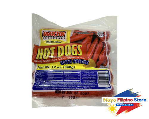 Martin Hotdog with cheese 340g